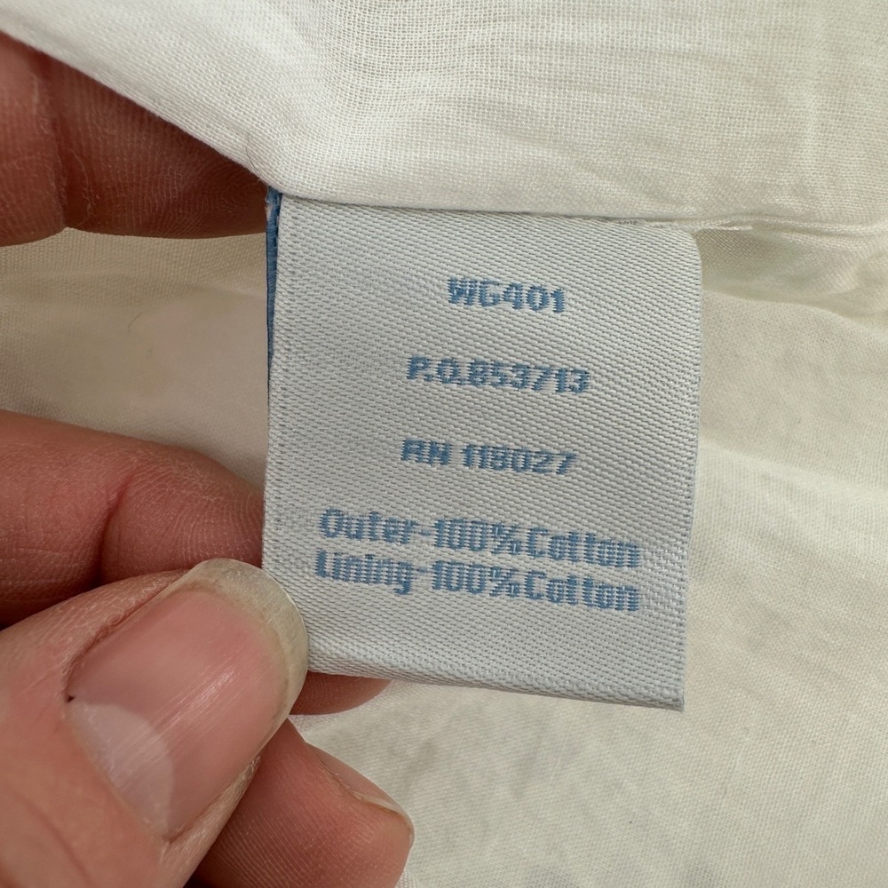 Boden Eyelet Cotton A Line Skirt White 12R NWT - Picture 5 of 5